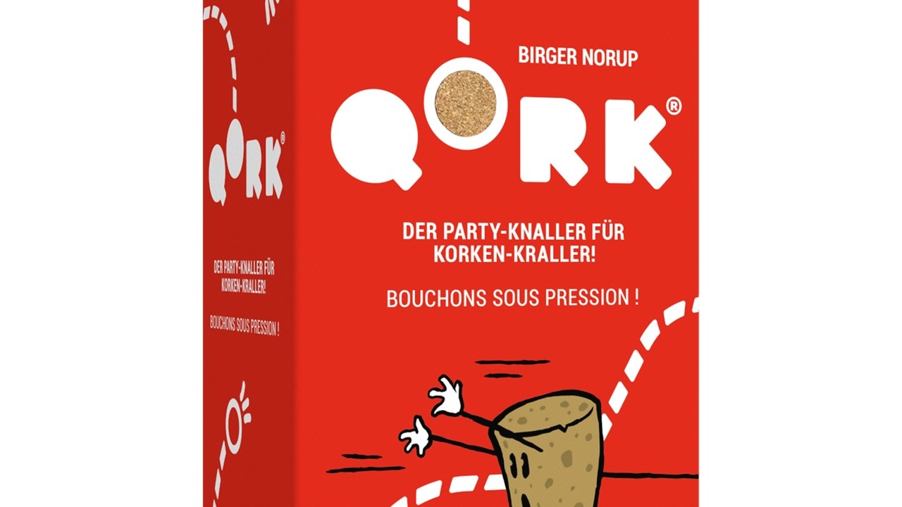 QORK von Game Factory — das Partyspiel mit Korken und Becher